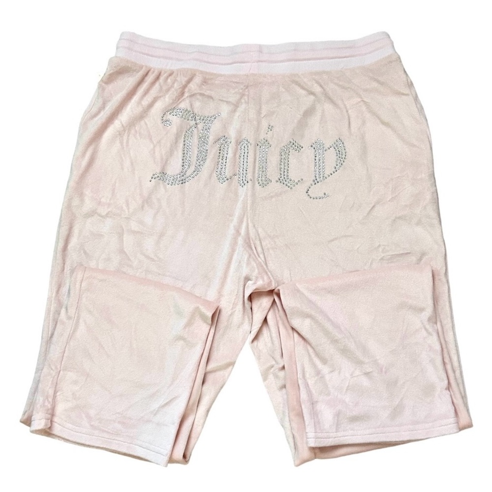 Juicy Couture Pink Velour Jogger Sleep Pants Size Large NEW!
